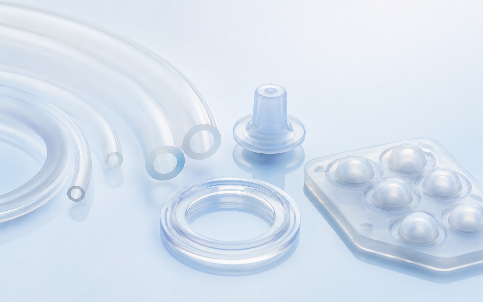 Custom silicone components and prototypes